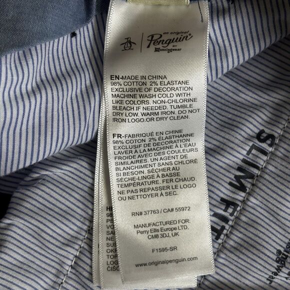 Lot of 3 Penguin Premium Slim Fit Stretch Golf Chino 8" Shorts Men's Size 34 - Picture 14 of 14